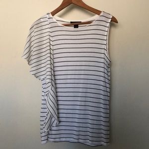 WHBM butterfly sleeve tank